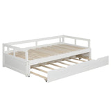 Hearth and Haven Amaranth Extending Daybed with Trundle, White WF194887AAK