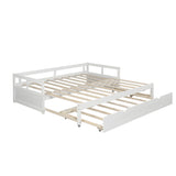 Hearth and Haven Extending Daybed with Trundle, White