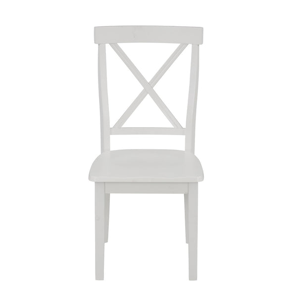 English Elm Orisfur. 5 Piece Marble Look Dining Set Seats Four with Solid Wood Chair Frames WF285111AAK