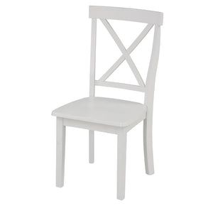 English Elm Orisfur. 5 Piece Marble Look Dining Set Seats Four with Solid Wood Chair Frames WF285111AAK