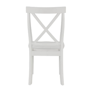 English Elm Orisfur. 5 Piece Marble Look Dining Set Seats Four with Solid Wood Chair Frames WF285111AAK