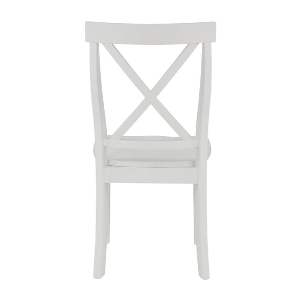 English Elm Orisfur. 5 Piece Marble Look Dining Set Seats Four with Solid Wood Chair Frames WF285111AAK