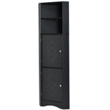 Adelaide Tall Bathroom Cabinet with Doors and Adjustable Shelves