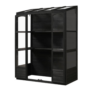 English Elm Wf316554aab[not for Sale] Fir Wood Walk-In Greenhouse with Polycarbonate Panel Skylights WF316554AAB