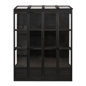 English Elm Wf316554aab[not for Sale] Fir Wood Walk-In Greenhouse with Polycarbonate Panel Skylights WF316554AAB