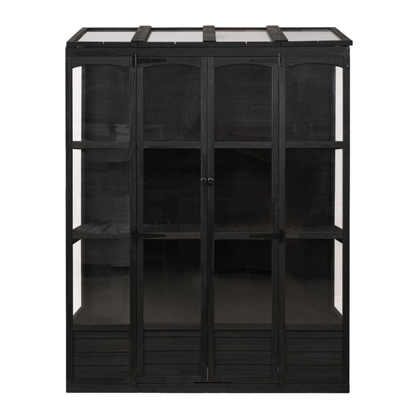 English Elm Wf316554aab[not for Sale] Fir Wood Walk-In Greenhouse with Polycarbonate Panel Skylights WF316554AAB