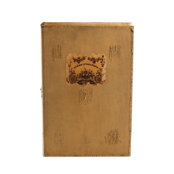 Zentique Livre Large Wooden Box - Rustic Charm & Timeless Elegance For Home Decor And Keepsake Storage Distressed Tawny Brown Wood Wf346301bg