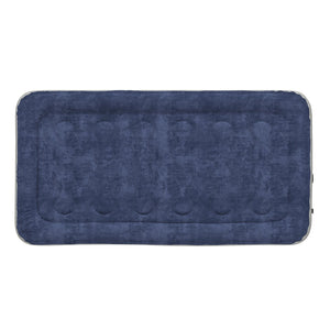 English Elm Kellos 18-Inch Air Mattress with Built-in Electric Pump, Carrying Case & Plush Flocked Top Comfort Blue Twin WG-AM101-18-T-GG