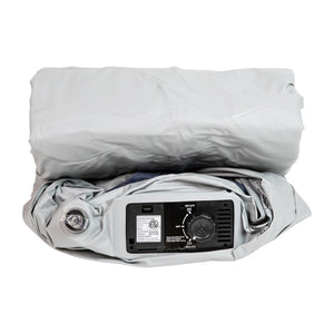 English Elm Kellos 18-Inch Air Mattress with Built-in Electric Pump, Carrying Case & Plush Flocked Top Comfort Blue Twin WG-AM101-18-T-GG