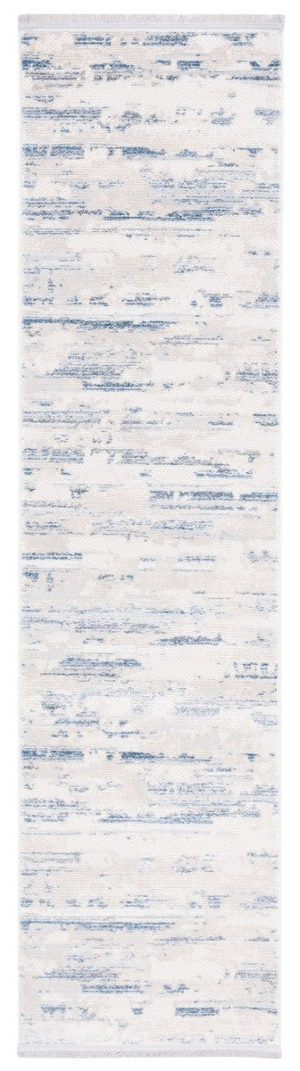 Safavieh Whisper 542 WHS542 Power Loomed Modern Rug Grey / Blue Ivory WHS542F-6