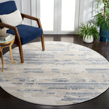 Safavieh Whisper 542 WHS542 Power Loomed Modern Rug Grey / Blue Ivory WHS542F-6