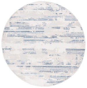 Safavieh Whisper 542 WHS542 Power Loomed Modern Rug Grey / Blue Ivory WHS542F-6