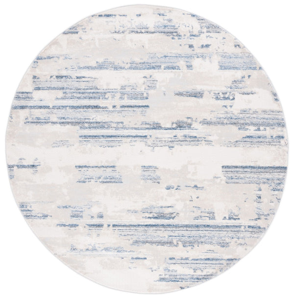 Safavieh Whisper 542 WHS542 Power Loomed Modern Rug Grey / Blue Ivory WHS542F-6
