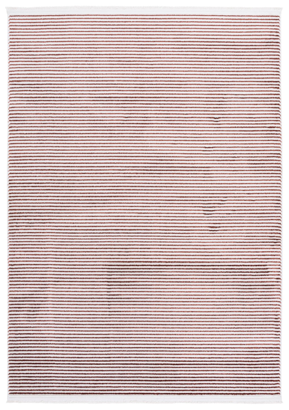 Safavieh Whisper Runner In Rust And Ivory — Low-Profile Turkish Power-Loomed Rug With Soft, Durable Weave Ideal For Narrow Hallways And High-Traffic Areas 2'-2" x 8'-0" WHS550P-28
