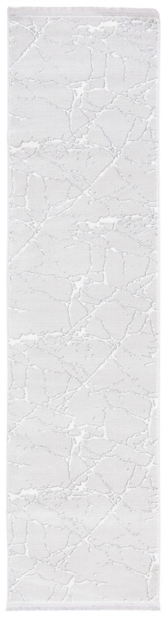 Safavieh Whisper 552 WHS552 Power Loomed Modern Rug Grey / Ivory WHS552F-6
