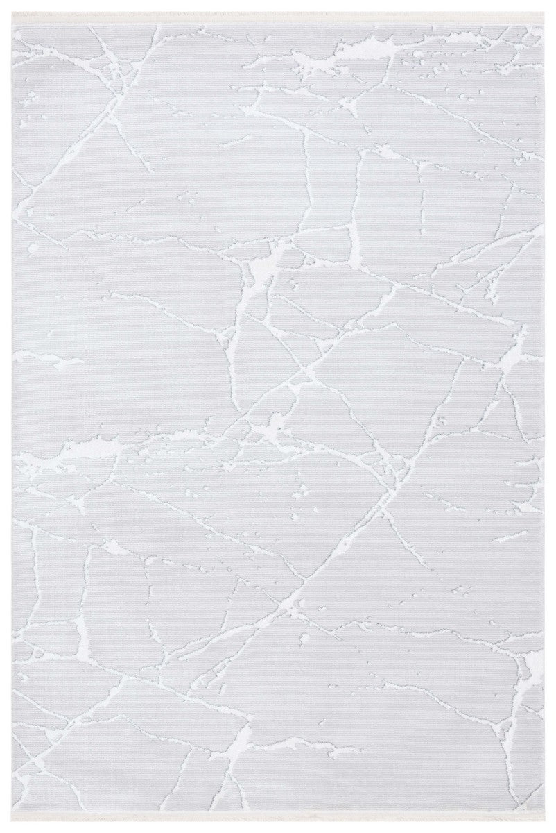 Safavieh Whisper 552 WHS552 Power Loomed Modern Rug Grey / Ivory WHS552F-6