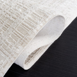 Safavieh Whisper Area Rug - Luxurious Power Loomed Design With Modern Aesthetic For Elegant Home Décor Ivory ,Ivory 48% Polypropylene,40% Cotton,12% Polyester Whs560a-6