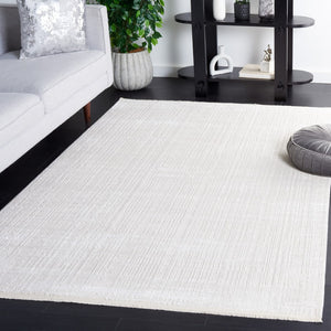 Safavieh Whisper Area Rug - Luxurious Power Loomed Design With Modern Aesthetic For Elegant Home Décor Ivory ,Ivory 48% Polypropylene,40% Cotton,12% Polyester Whs560a-6