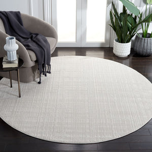 Safavieh Whisper Area Rug - Luxurious Power Loomed Design With Modern Aesthetic For Elegant Home Décor Ivory ,Ivory 48% Polypropylene,40% Cotton,12% Polyester Whs560a-6