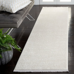 Safavieh Whisper Exquisite Modern Area Rug - Luxurious Craftsmanship For Sophisticated Home Decor Upgrade Ivory 48% Polypropylene,40% Cotton,12% Polyester Whs562a-3r