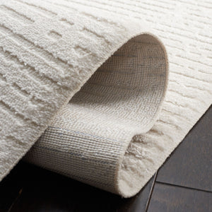 Safavieh Whisper Exquisite Modern Area Rug - Luxurious Craftsmanship For Sophisticated Home Decor Upgrade Ivory 48% Polypropylene,40% Cotton,12% Polyester Whs562a-3r