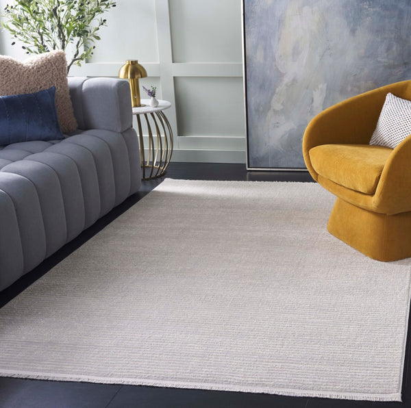 Safavieh Whisper 562f Grey / Ivory Grey ,Ivory 48% Polypropylene,40% Cotton,12% Polyester Whs562f-5