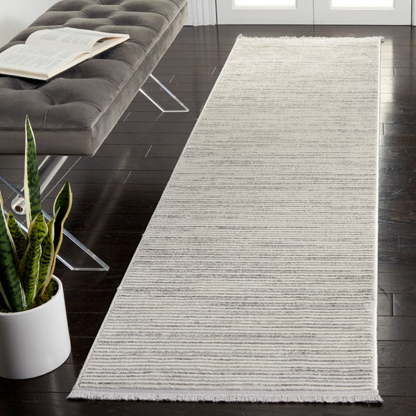 Safavieh Whisper Luxurious Area Rug In Modern Light Hues - Soft Textured, Durable & Versatile Décor Addition Light Grey ,Ivory 48% Polypropylene,40% Cotton,12% Polyester Whs565f-3