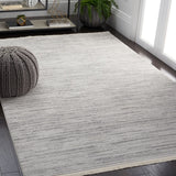 Safavieh Whisper 565 WHS565 Power Loomed Modern Rug Light Grey / Ivory WHS565F-6