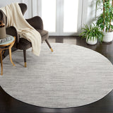 Safavieh Whisper 565 WHS565 Power Loomed Modern Rug Light Grey / Ivory WHS565F-6