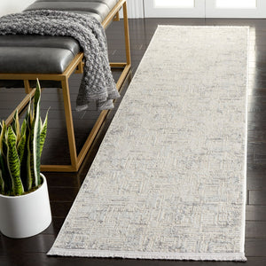 Safavieh Whisper Elegant Area Rug – Modern Abstract Design For Hallways, Durable & Stylish Home Decor Solution Light Grey ,Beige 48% Polypropylene,40% Cotton,12% Polyester Whs582f-3