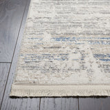 Safavieh Whisper 586 WHS586 Power Loomed Modern Rug Grey / Blue WHS586F-6