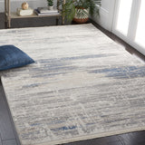 Safavieh Whisper 586 WHS586 Power Loomed Modern Rug Grey / Blue WHS586F-6