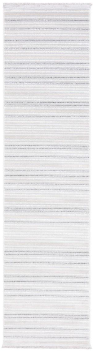 Safavieh Whisper 588 WHS588 Power Loomed Modern Rug Light Grey / Ivory WHS588F-6