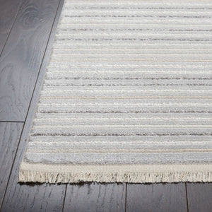 Safavieh Whisper 588 WHS588 Power Loomed Modern Rug Light Grey / Ivory WHS588F-6