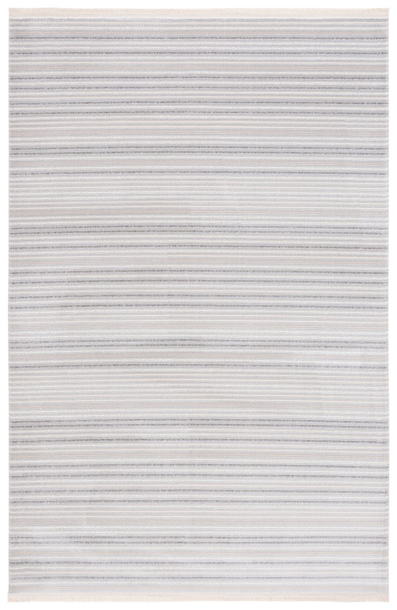 Safavieh Whisper 588 WHS588 Power Loomed Modern Rug Light Grey / Ivory WHS588F-6