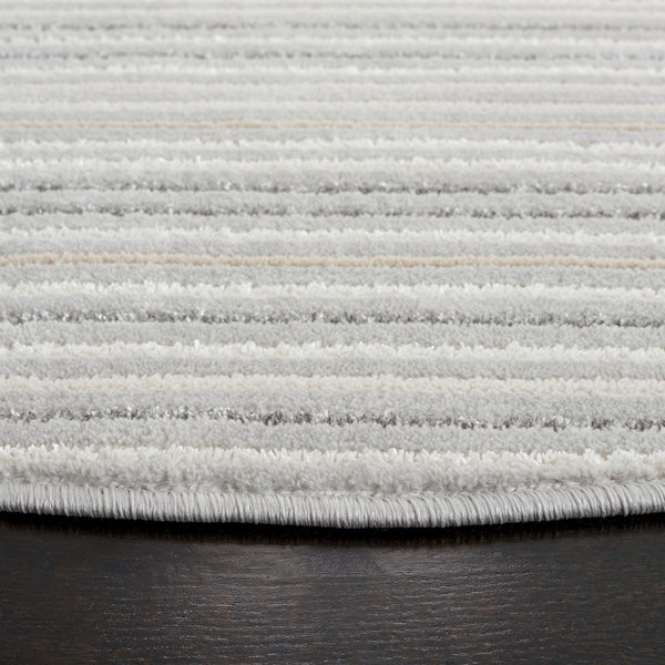 Safavieh Whisper 588 WHS588 Power Loomed Modern Rug Light Grey / Ivory WHS588F-6