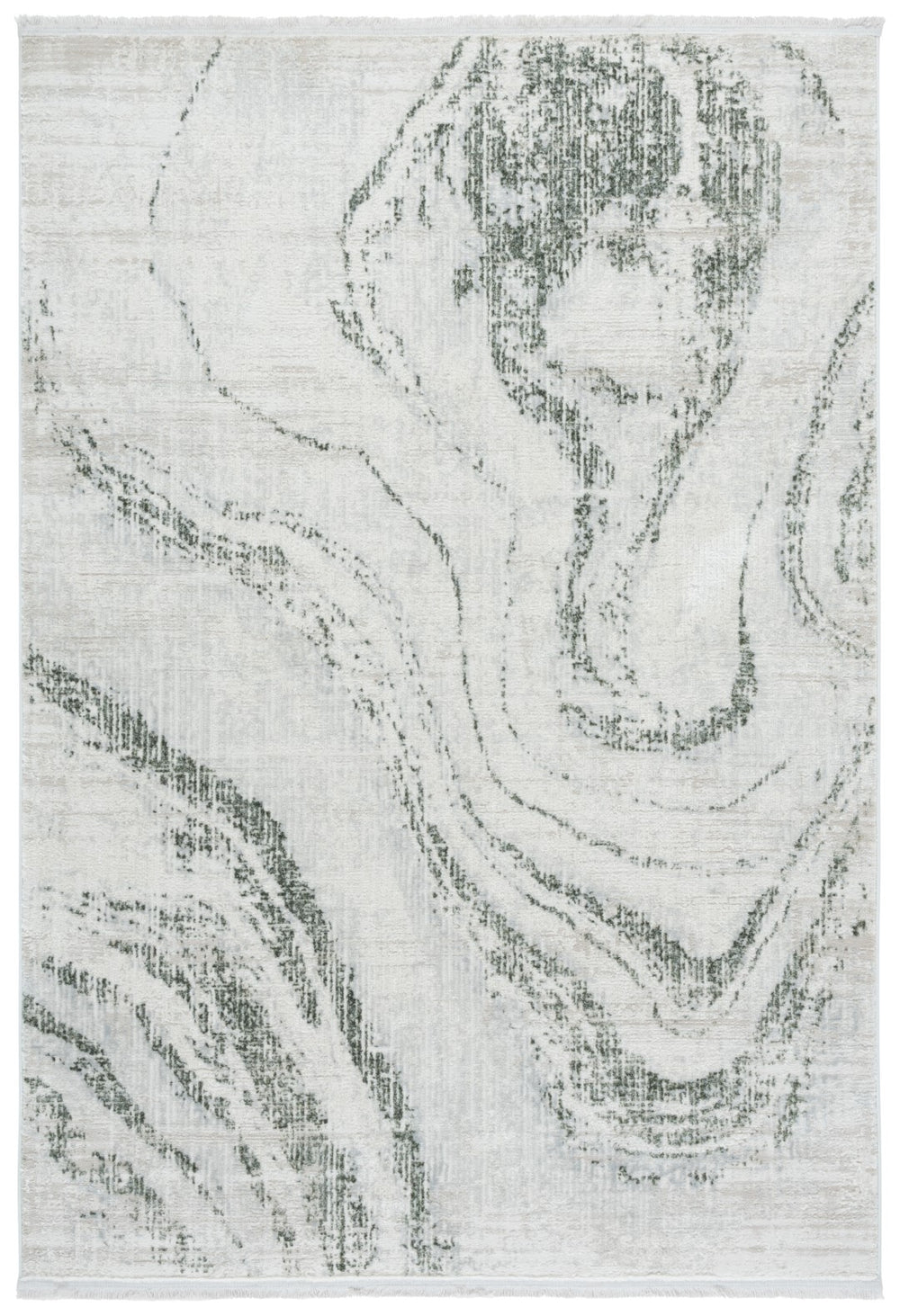 Safavieh Whisper 590y Green / Ivory Green ,Ivory 48% Polypropylene,40% Cotton,12% Polyester Whs590y-8