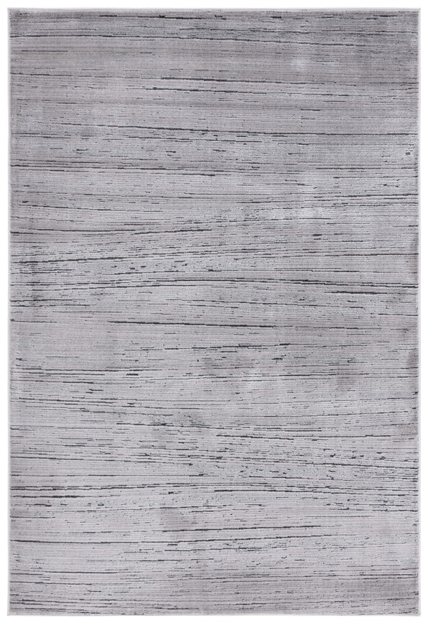 Safavieh Whisper 810 Power Loomed Modern Rug Grey / Dark Grey 5'-3" x 7'-6"