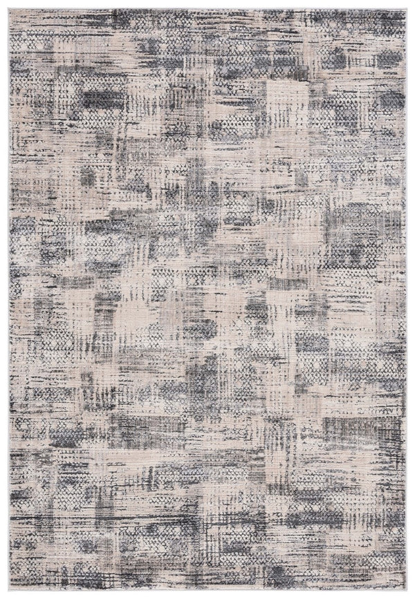 Safavieh Whisper 812 Power Loomed Modern Rug Grey / Light Grey 9' x 12'
