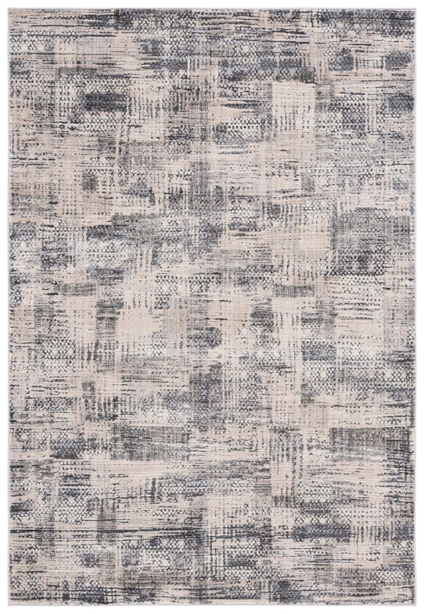 Safavieh Whisper 812 Power Loomed Modern Rug Grey / Light Grey 5'-3" x 7'-6"