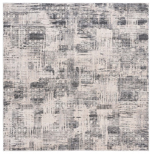 Safavieh Whisper 812 Power Loomed 60% Polypropylene, 40% Polyester Modern Rug Grey / Light Grey WHS812F-7SQ