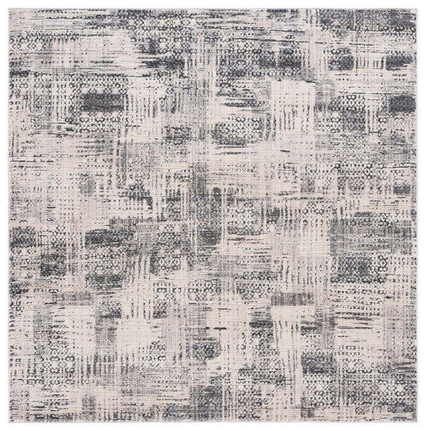 Safavieh Whisper 812 Power Loomed Modern Rug Grey / Light Grey 9' x 12'