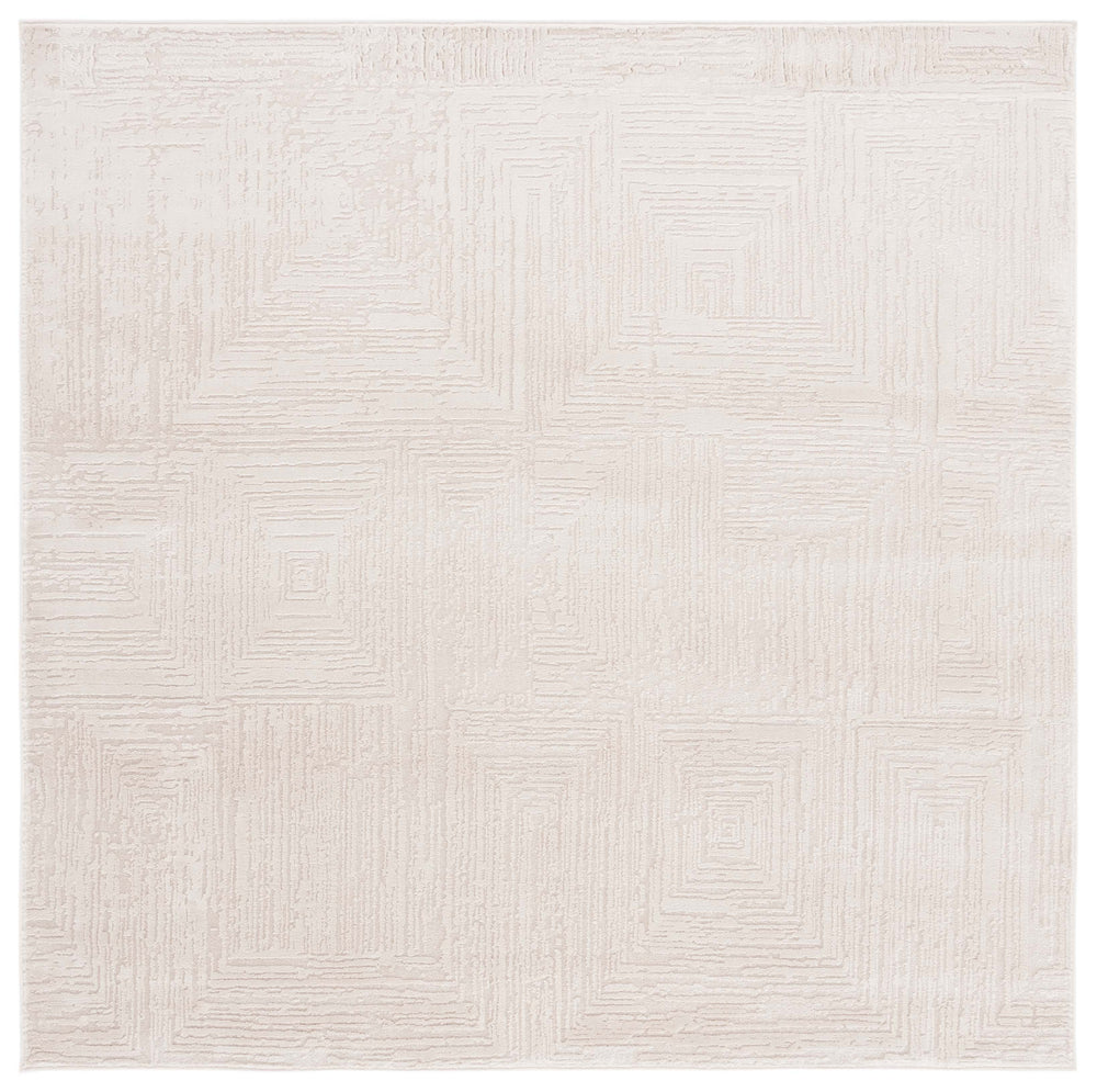 Safavieh Whisper 814 Power Loomed 60% Polypropylene, 40% Polyester Modern Rug Beige WHS814B-7SQ