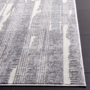 Safavieh Whisper 816 Power Loomed Modern Rug Grey / Light Grey 9' x 12'
