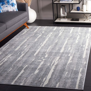 Safavieh Whisper 816 Power Loomed Modern Rug Grey / Light Grey 5'-3" x 7'-6"