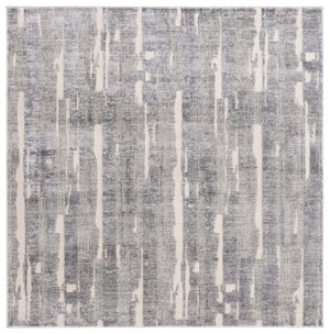 Safavieh Whisper 816 Power Loomed 60% Polypropylene, 40% Polyester Modern Rug Grey / Light Grey WHS816F-7SQ