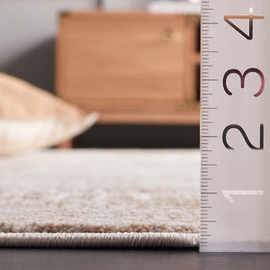 Safavieh Whisper 818 Power Loomed Modern Rug Beige / Light Beige 5'-3" x 7'-6"