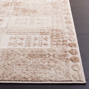 Safavieh Whisper 818 Power Loomed Modern Rug Beige / Light Beige 5'-3" x 7'-6"