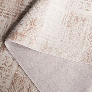 Safavieh Whisper 818 Power Loomed Modern Rug Beige / Light Beige 5'-3" x 7'-6"