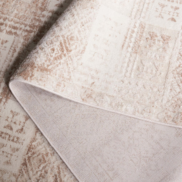 Safavieh Whisper 818 Power Loomed Modern Rug Beige / Light Beige 5'-3" x 7'-6"